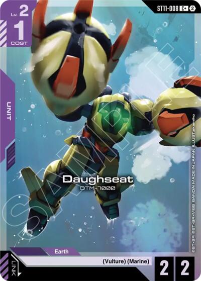 Daughseat (C+) - ST11-008 - Full Art Common - Starter Deck 11: Aquatic Assault