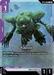Kapool (C+) - ST11-009 - Full Art Common - Starter Deck 11: Aquatic Assault