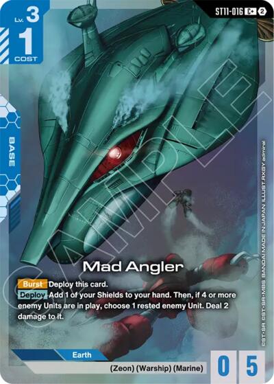 Mad Angler (C+) - ST11-016 - Full Art Common - Starter Deck 11: Aquatic Assault
