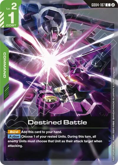 Destined Battle (Store Tournament Participation Pack 06) - GD04-107 - COMMON - Gundam Promotional Cards