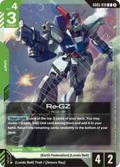 Re-GZ (Store Tournament Participation Pack 06) - GD05-019 - RARE - Gundam Promotional Cards