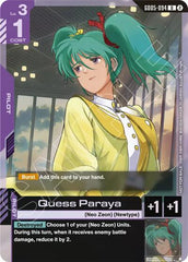 Quess Paraya (Store Tournament Participation Pack 06) - GD05-094 - UNCOMMON - Gundam Promotional Cards