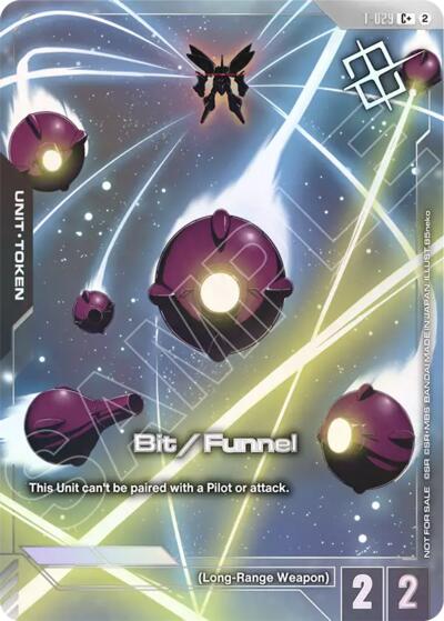 Bit / Funnel Token (Store Tournament Winner Pack 06) - T-029 - Full Art Common - Gundam Promotional Cards