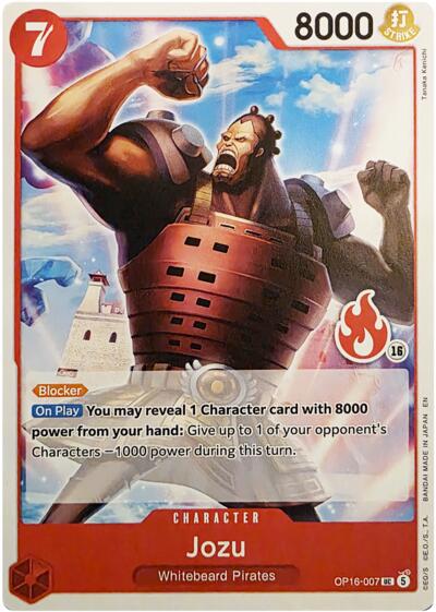 Jozu (Ace Deck) - OP16-007 - Uncommon - Set Sail Deck Set