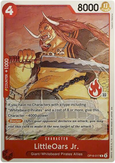LittleOars Jr. (Ace Deck) - OP16-017 - Rare - Set Sail Deck Set