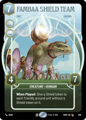Fambaa Shield Team - 808 - Common (Prestige) - Homeworlds
