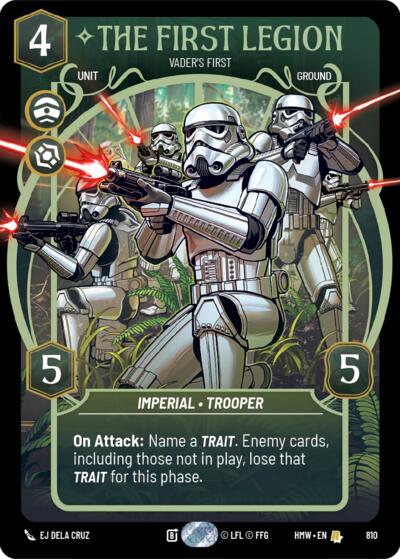 The First Legion - Vader's Fist - 810 - Rare (Prestige) - Homeworlds