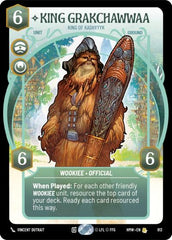 King Grakchawwaa - King of Kashyyyk - 813 - Rare (Prestige) - Homeworlds