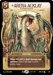 Arena Acklay - Screaming Predator - 815 - Uncommon (Prestige) - Homeworlds