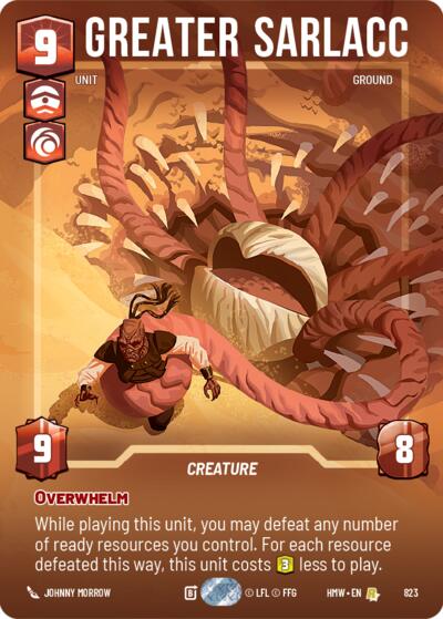 Greater Sarlacc - 823 - Rare (Prestige) - Homeworlds