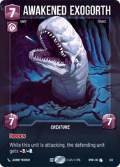 Awakened Exogorth - 832 - Uncommon (Prestige) - Homeworlds