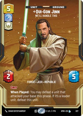 Qui-Gon Jinn - We'll Handle This - 837 - Legendary (Prestige) - Homeworlds