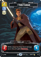 Yord Fandar - Devoutly Disciplined - 844 - Rare (Prestige) - Homeworlds