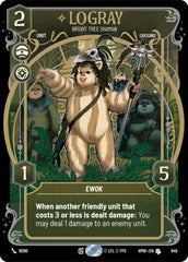 Logray - Bright Tree Shaman - 849 - Uncommon (Prestige Foil) - Homeworlds