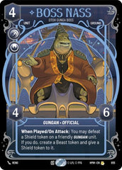 Boss Nass - Otoh Gunga Boss - 855 - Rare (Prestige Foil) - Homeworlds