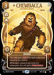 Chewbacca - Resourceful Wookiee - 859 - Rare (Prestige Foil) - Homeworlds