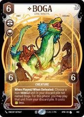 Boga - Loyal Varactyl - 860 - Uncommon (Prestige Foil) - Homeworlds