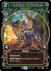 Babwa Venomor - Burning Kashyyyk - 862 - Rare (Prestige Foil) - Homeworlds