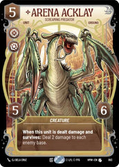 Arena Acklay - Screaming Predator - 863 - Uncommon (Prestige Foil) - Homeworlds