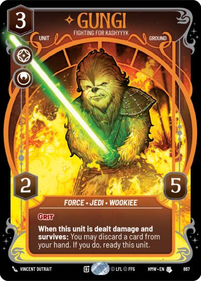 Gungi - Fighting for Kashyyyk - 867 - Uncommon (Prestige Foil) - Homeworlds