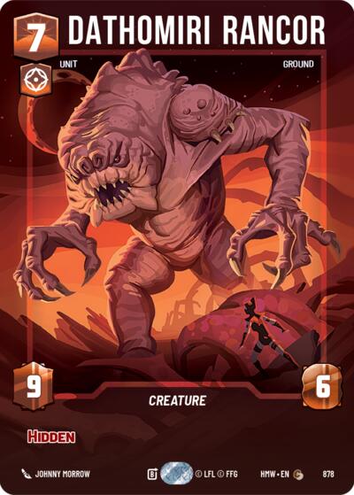 Dathomiri Rancor - 878 - Common (Prestige Foil) - Homeworlds