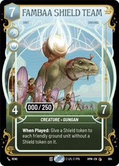 Fambaa Shield Team (Serialized) - 904 - Common - Homeworlds