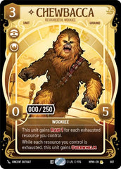 Chewbacca - Resourceful Wookiee (Serialized) - 907 - Rare - Homeworlds
