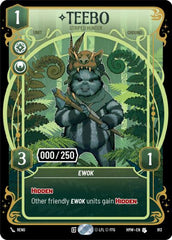 Teebo - Striped Hunter (Serialized) - 913 - Uncommon - Homeworlds