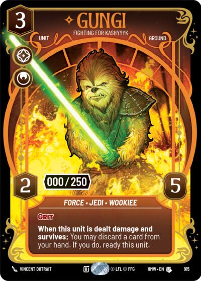 Gungi - Fighting for Kashyyyk (Serialized) - 915 - Uncommon - Homeworlds
