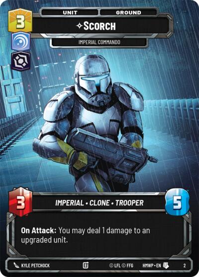 Scorch - Imperial Commando - 2 - Uncommon - Homeworlds: Weekly Play Promos