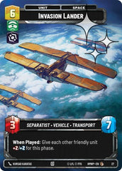 Invasion Lander - 27 - Common (Foil) - Homeworlds: Weekly Play Promos