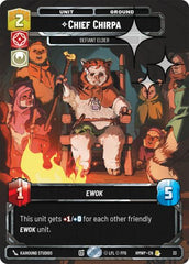 Chief Chirpa - Defiant Elder - 33 - Rare (Foil) - Homeworlds: Weekly Play Promos