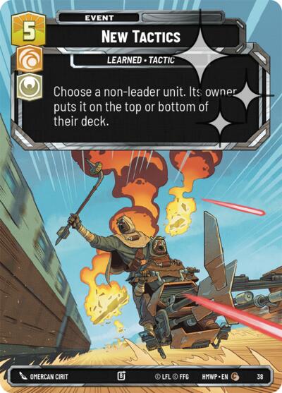 New Tactics - 38 - Common (Foil) - Homeworlds: Weekly Play Promos