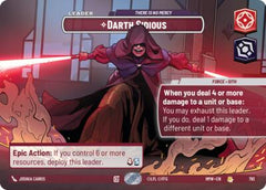 Darth Sidious - There Is No Mercy - 793 - Rare (Showcase) - Homeworlds