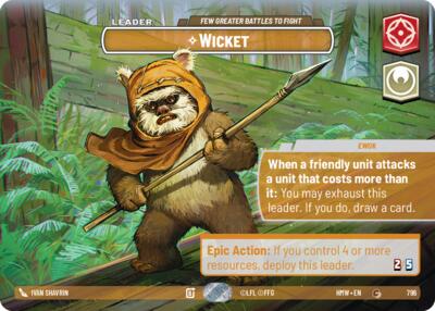 Wicket - Few Greater Battles to Fight - 796 - Common (Showcase) - Homeworlds