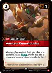 Amateur Demolitionist - 001/167 - Common - Radiance