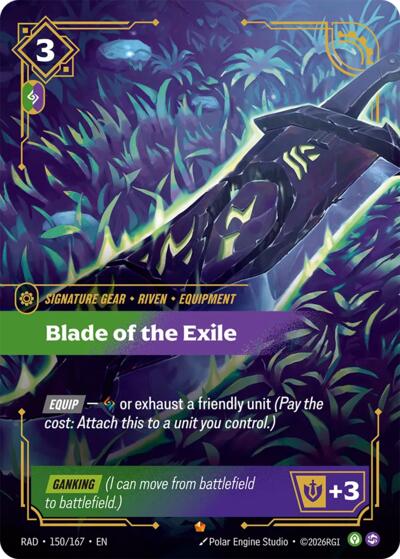 Blade of the Exile - 150/167 - Epic - Radiance