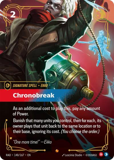 Chronobreak - 140/167 - Epic - Radiance