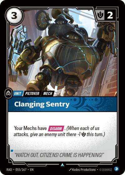 Clanging Sentry - 055/167 - Uncommon - Radiance