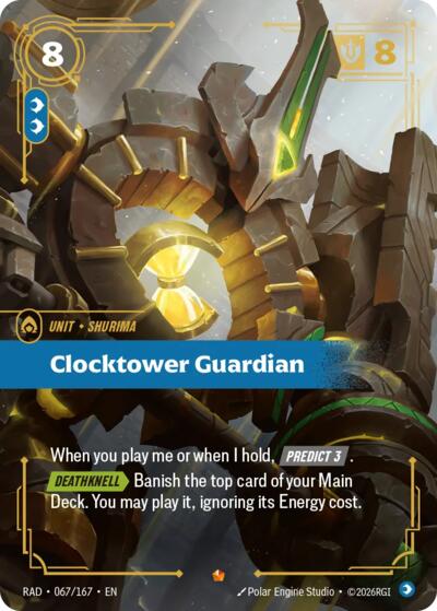 Clocktower Guardian - 067/167 - Epic - Radiance