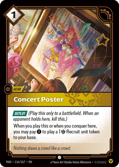 Concert Poster - 116/167 - Common - Radiance