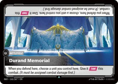 Durand Memorial - 161/167 - Uncommon - Radiance