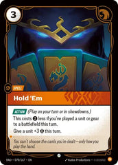 Hold 'Em - 070/167 - Common - Radiance