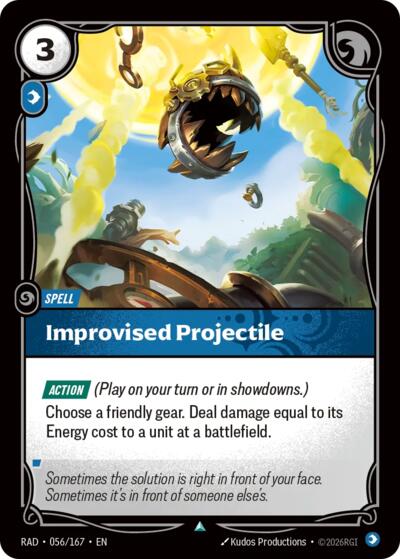 Improvised Projectile - 056/167 - Uncommon - Radiance