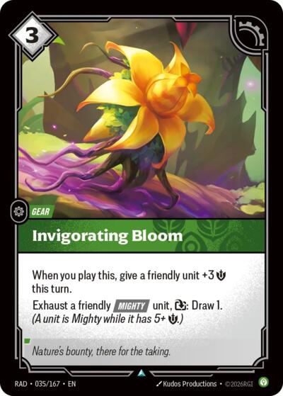 Invigorating Bloom - 035/167 - Uncommon - Radiance