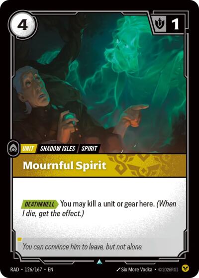 Mournful Spirit - 126/167 - Uncommon - Radiance