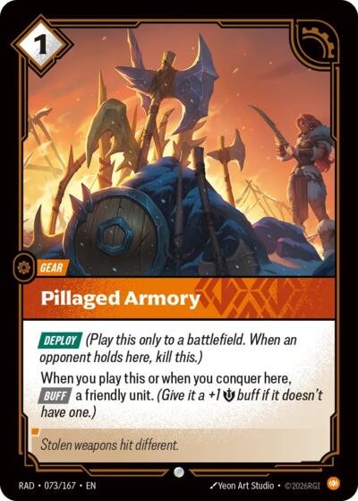 Pillaged Armory - 073/167 - Common - Radiance