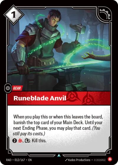 Runeblade Anvil - 012/167 - Uncommon - Radiance