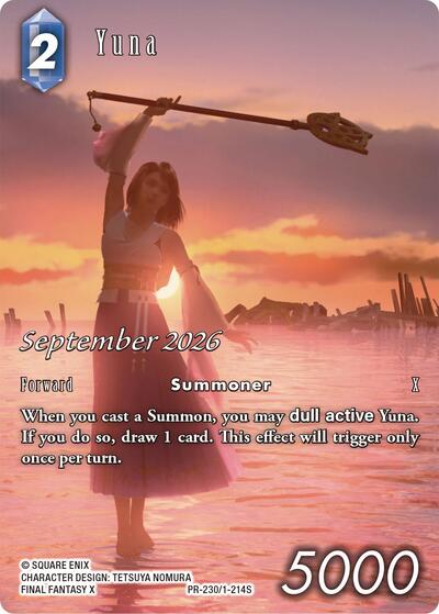 Yuna - PR-230/1-214S - Promo - FF: Promo Cards