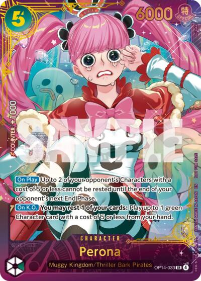 Perona - OP14-033 - Super Rare (Large Scale Extra Grand Battle 2026) - One Piece Promotion Cards